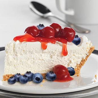 红色,白色, & 蓝色的芝士蛋糕